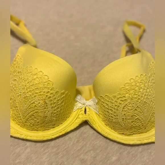 ✨New✨Victoria’s Secret Lace Bra & Body by Victoria Set in Bright Sunsine & Teal✨